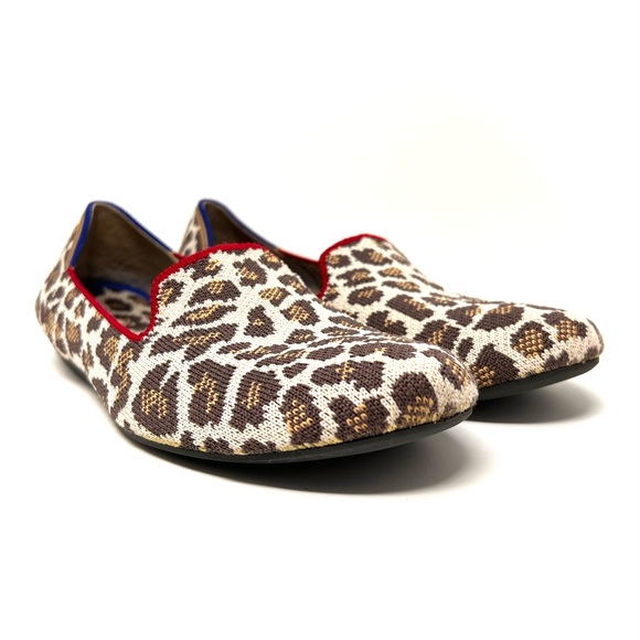 Rothy's Shoes - Rothy’s Mocha Spot Leopard Animal Print Loafers Flats Size 9